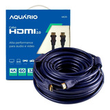 Cabo Hdmi 2.0 4k 3d 19 Pinos 20 Metros Aquario