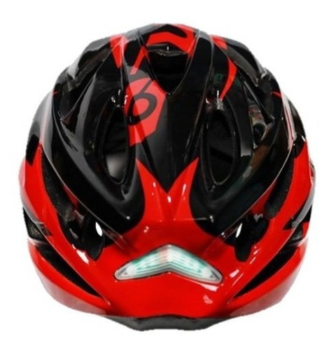 Casco Venzo Bicicleta Mtb Ruta Con Visera Regulación Y Luz