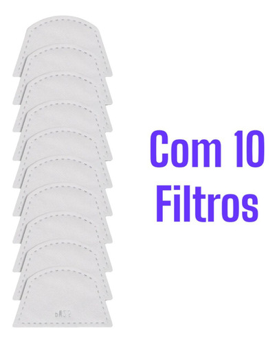 Mascara Para Proteçao Facial Visor Transparente Com Filtro Cor Preto