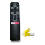 Controle Remoto Tv Tcl Smart Universal + Pilhas Compativel