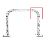 Treliças Box Truss Q20 Aço Peça Curva 0,75m - Lourenço