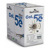 Fast Cat. Cable Ethernet Cat5e De 1000 Pies 24 Awg, Cmr, Cab