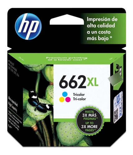 Cartucho Hp 662xl Cz106ab Color Original Promoção Casaprint