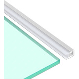 Perfil Tira Led Para Vidrio Aluminio Estantes 1 Metro