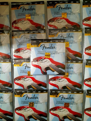 10 Pack Cuerdas Fender Cal 10 Guitarra Electrica