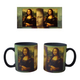 Mug Magico Vaso Obras De Arte  La Mona Lisa  Da Vinci Taza
