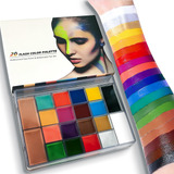 Kit De Pintura Facial Y Corporal Profesional De 20 Colores