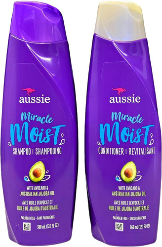 Aussie Abacate - Shampoo E Condicionador 360ml Cada Original