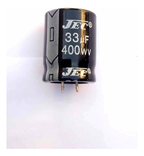 Capacitor Electrolitico 33uf 400v 105°c Jec J0503