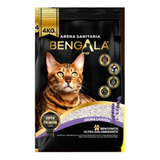 Arena Bengala Sanitaria Premium Para Gatos 4 Kg Lavanda