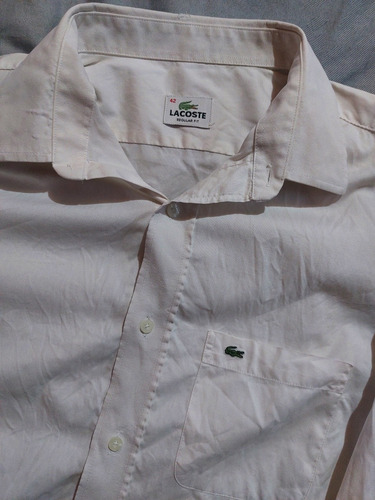 Camisa Blanca Lacoste Original 