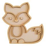 Zorrito Figura Decorativa En Madera Mdf 3mm