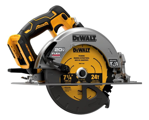 Sierra Circular Inalámbrica Dewalt 20v Brushless 7 1/4 