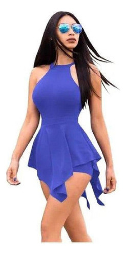 Mono Sexy Short Falda Blusa Spandex Oferta [u]