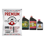 Sustrato Cultivate Premium 25lt Top Veg Bloom 1lt Bud 250ml