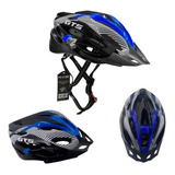 Capacete Com Sinalizador Led Ciclismo Bike Varias Cores Gts