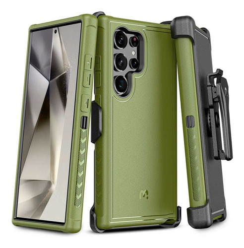 . Funda Mybat Maverick Clip Para Samsung S24 Ultra Verde