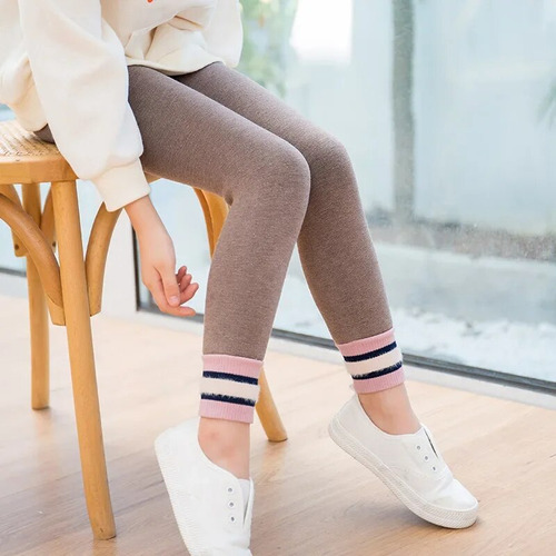 Pantalones De Invierno Para Niñas Y Leggings Gruesos De Terc