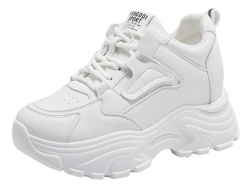 Zapatillas De Deporte Blancas Con Plataforma For Mujer,