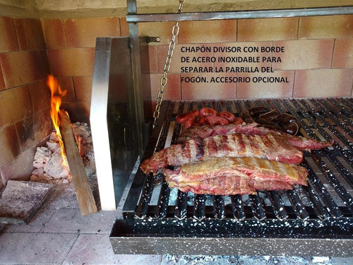 Divisor Para Fogón Chapón Separador Leñero