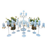 11  Candelabro Mariposa Colgante Para Vela Deco --evento