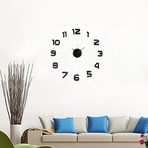 Promoción Reloj De Pared 3d Tamaño Pequeño Sale! 50  X 50 Cm