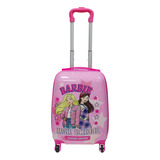 Maleta Infantil 4 Ruedas Barbie Ba1274-s