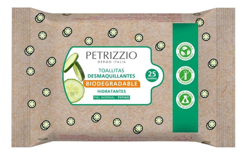 Toallitas Desmaquillantes Biodegradables De Pepino | Petrizzio