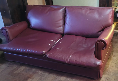 Sofa De 3 Cuerpos Ecocuero