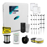 Kit Cerca Elétrica Alarme Gcp Discadora 2 Sensor 60mts Econô