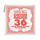 Ernie Ball Cuerdas De Guitarra (eb 1136 .036 Nickel Wound Si