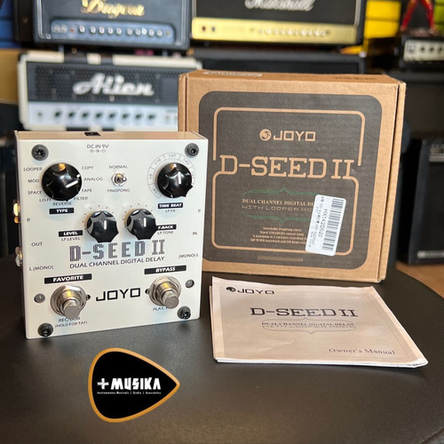 Pedal De Efeito Joyo D-seed Ii Branco