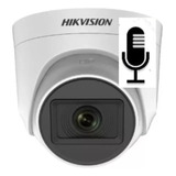Camera Dome Hikvision Com Microfone (áudio) 1080p + Brinde