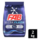 Detergente Fab Ultra Flash 2 Kilos - Kg a $12495