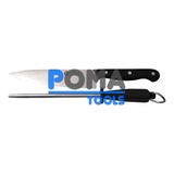 Set Cuchillo Chef 8308 Hoja 20 Cm +chaira Boker Arbolito