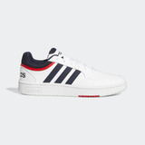 Tenis Para Hombre adidas Hoops 3.0 Low Classic Vintage Color Cloud White/legend Ink/vivid Red - Adulto 7 Mx