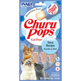 Snack Para Mascotas Gatos Churu Pops Atún 12 Tubos Inaba