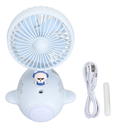 Ventilador Usb Con Función De Niebla, Refrigeración De Escri