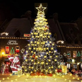 Estrella Luces Navidad Guirnalda Cascada Arbol 300 Led 3m