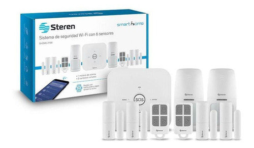 Sistema De Seguridad Wi-fi Con Alarma 2 Controles 6 Sensores