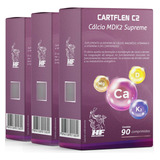 3x Cartflen C2 Calcio Mdk2 Supreme 90 Comps Hf Suplements
