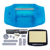 Carcasa Para Game Boy Advance (gba) Azul (clear)