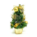 Pino Navidad Decorado 20 Cm Oro #31016  Sheshu Navidad