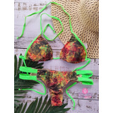 Bikini Triangulito C/almohadilla Y Less Fluo Promesse 8196