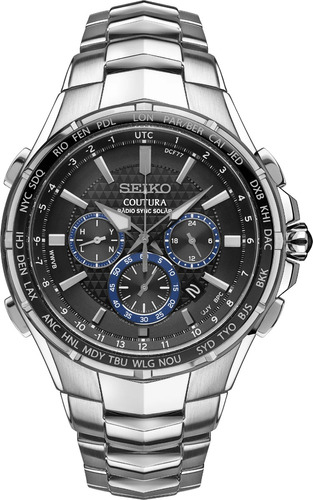 Reloj Seiko Coutura Radio Sync Cronógrafo Solar Ssg009