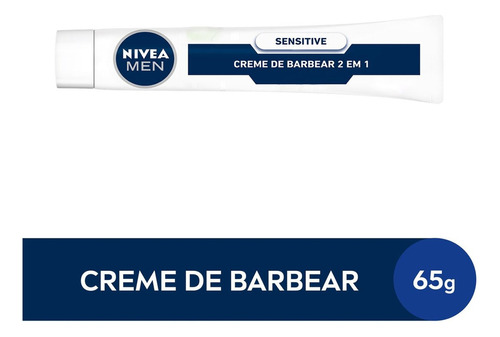 Creme De Barbear Sensitive 2 Em 1 65g Nivea