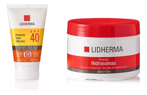 Hidrosomas + Protector Solar Uva Plus Spf 40 T/seco Lidherma
