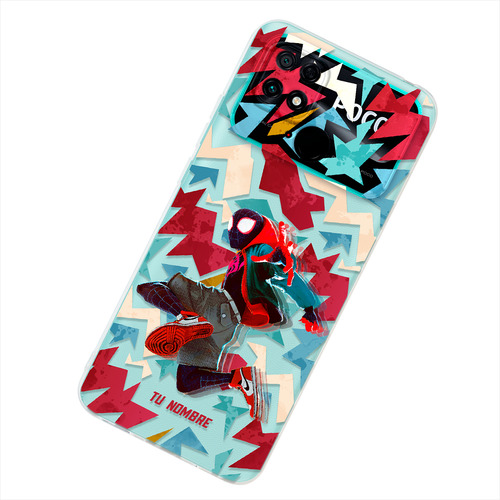 Funda Para Xiaomi Spiderman Miles Personalizada Tu Nombre