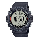 Reloj Casio Ae-1500wh-1a Digital Hombre Correa Negro Bisel Negro/plateado Fondo Lcd