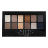 Paleta De Sombras The Nudes Maybelline 12 Tonos The Nudes Mate